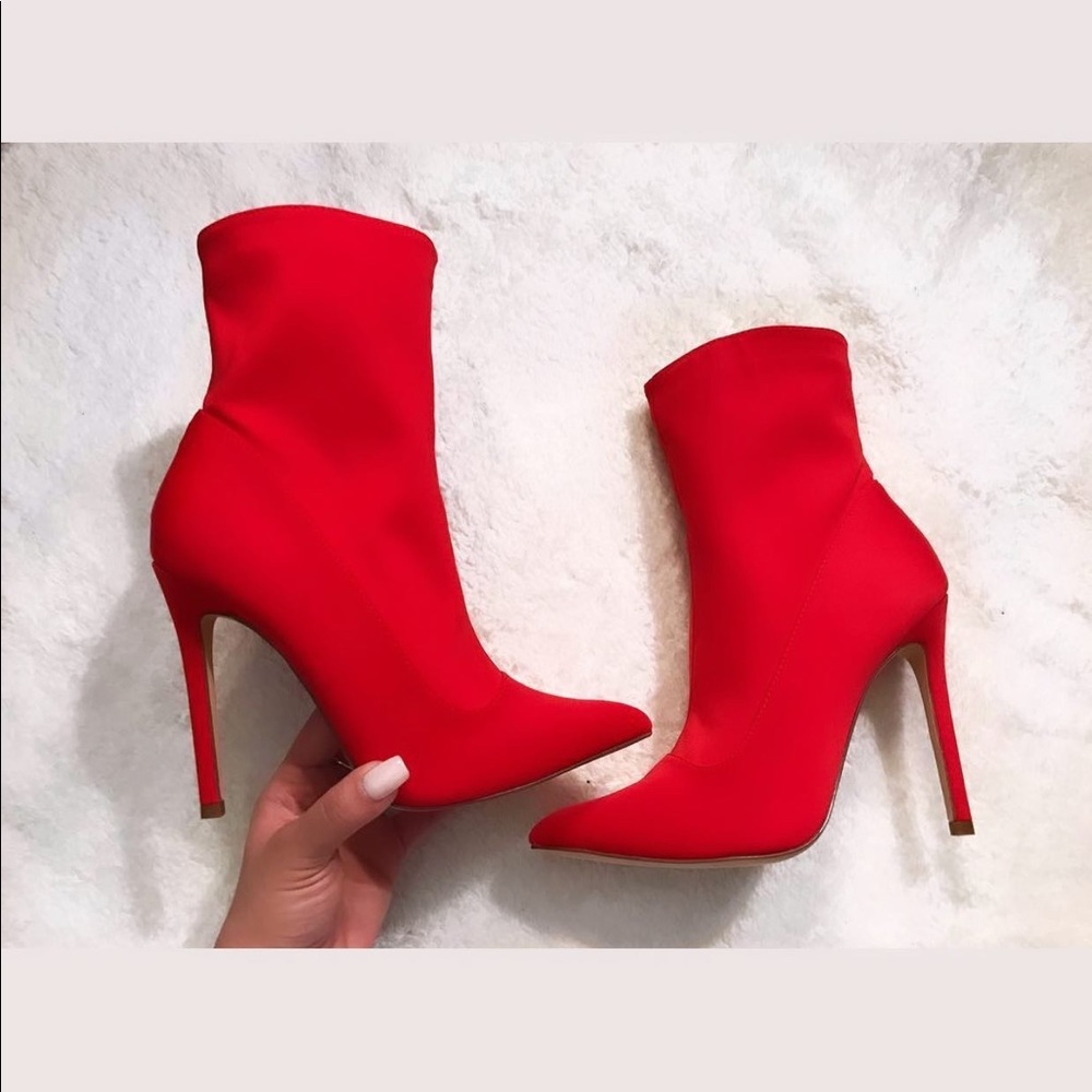 Red Booties perfect for the fall/winter/spring!